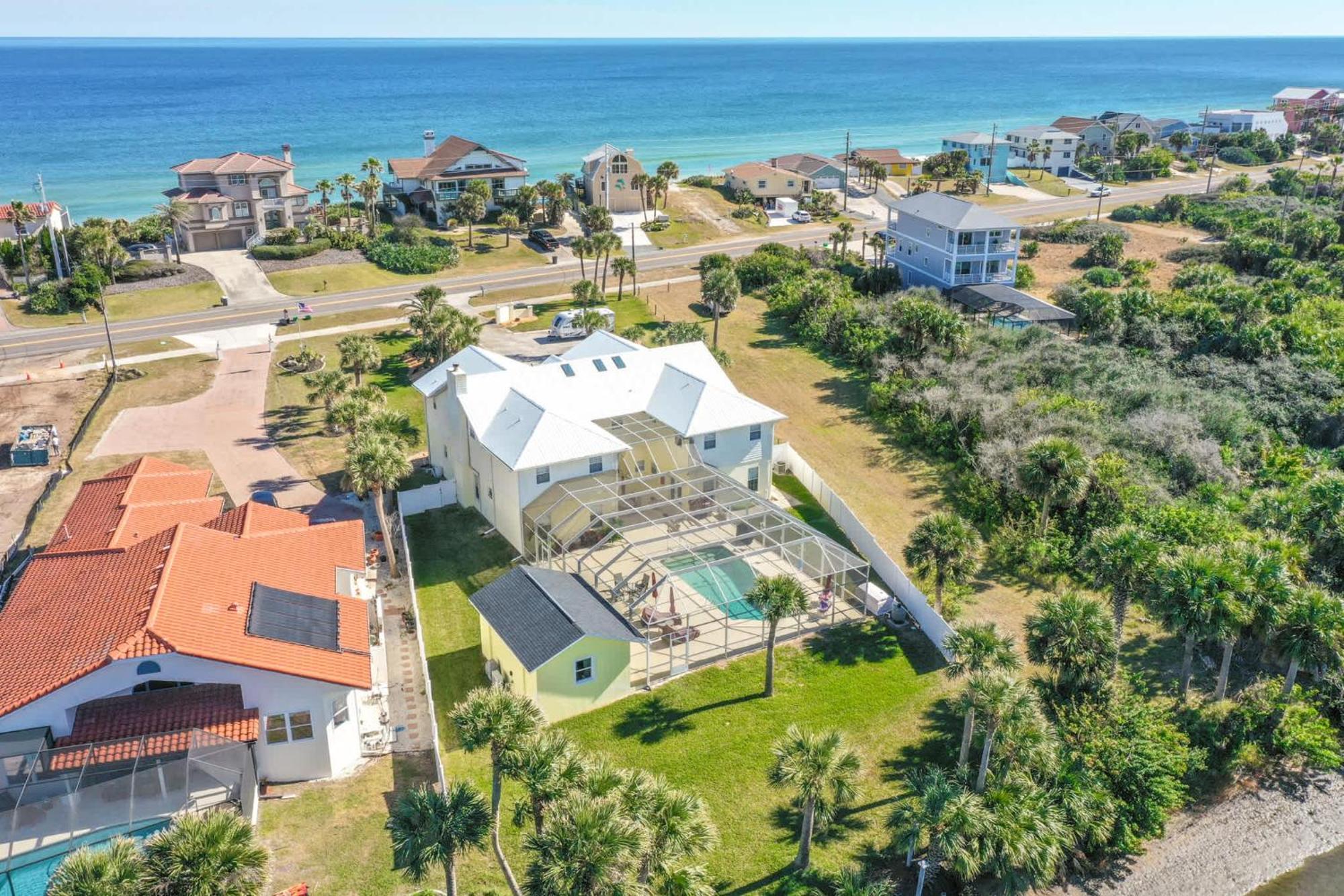 Flagler Beach Bed And Breakfast Pool Jaccuzzi Suite Esterno foto
